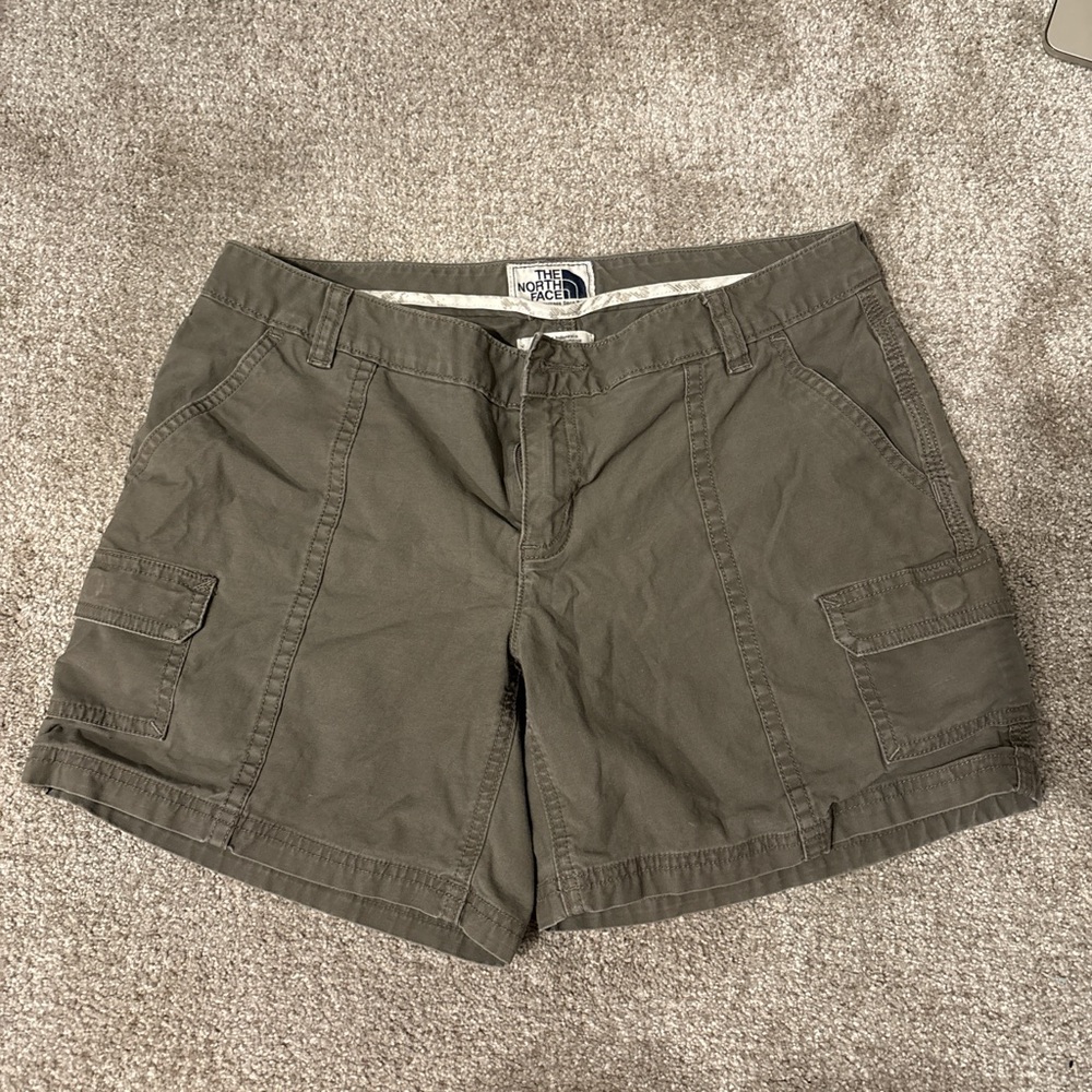 The North Face Women's Khaki Cargo Shorts